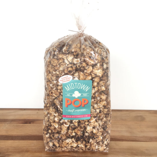 Caramel Peanut Butter Chocolate 🥹 Gourmet Popcorn