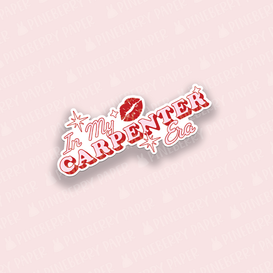 In My Carpenter Era Vinyl Sticker