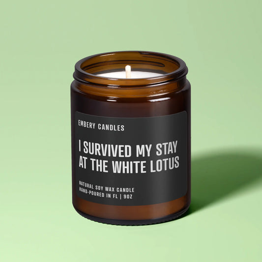 I Survived The White Lotus | Soy Wax Scented Candle