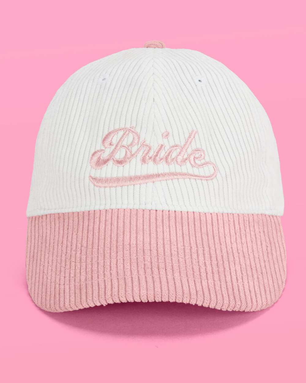 Team Bride Hat - embroidered corduroy hat
