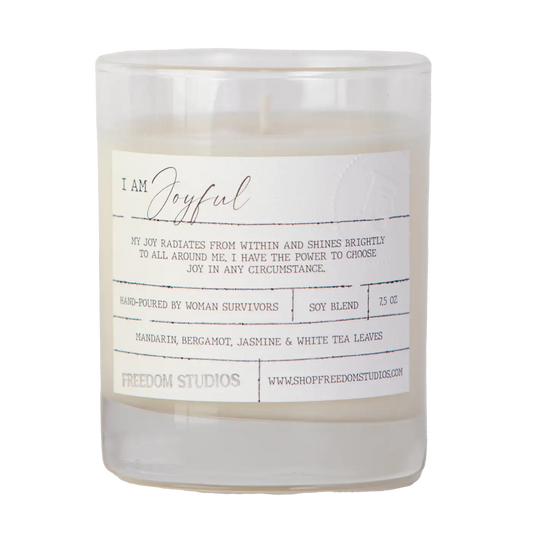 I AM Joyful 7.5 oz Candle