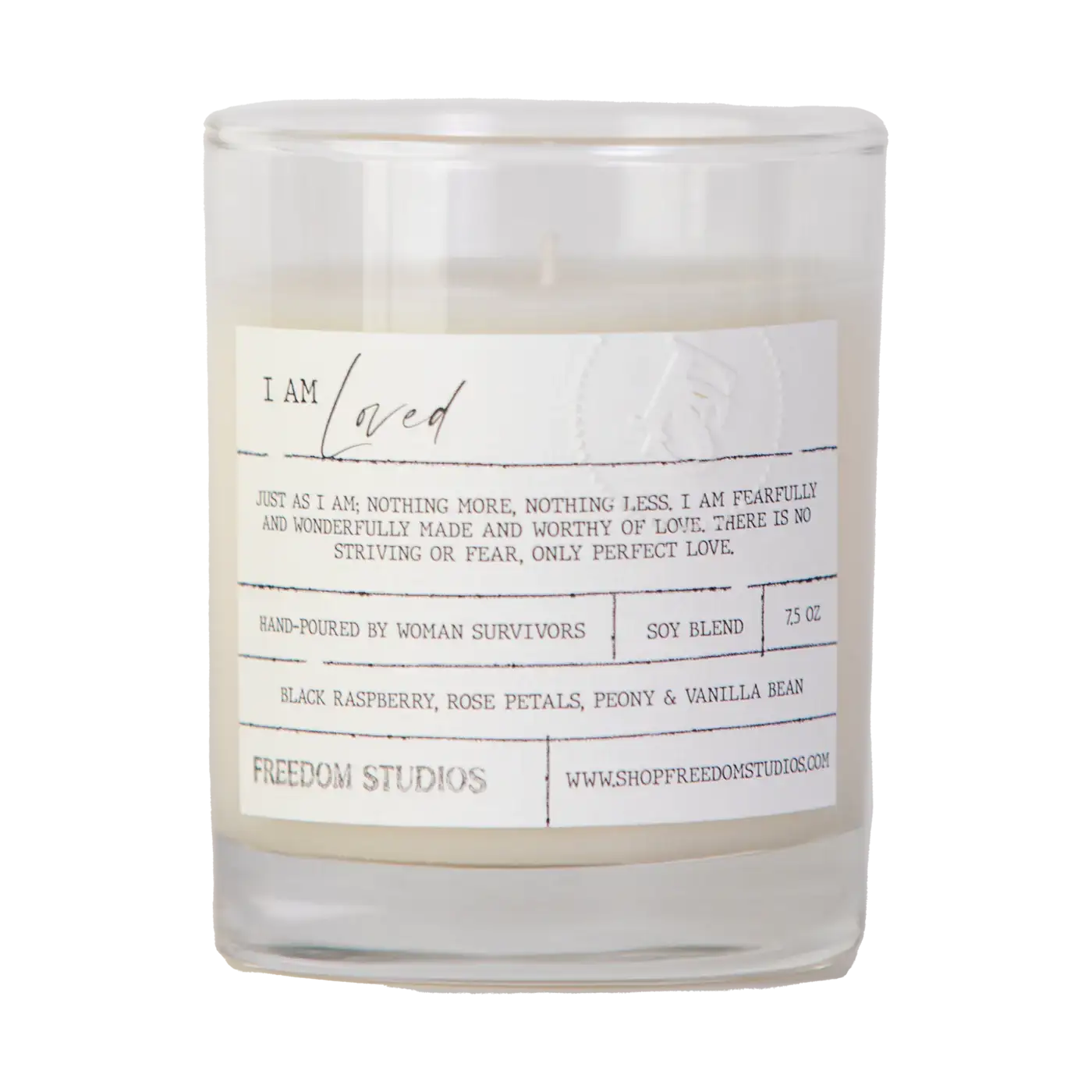 I AM Loved 7.5 oz Candle