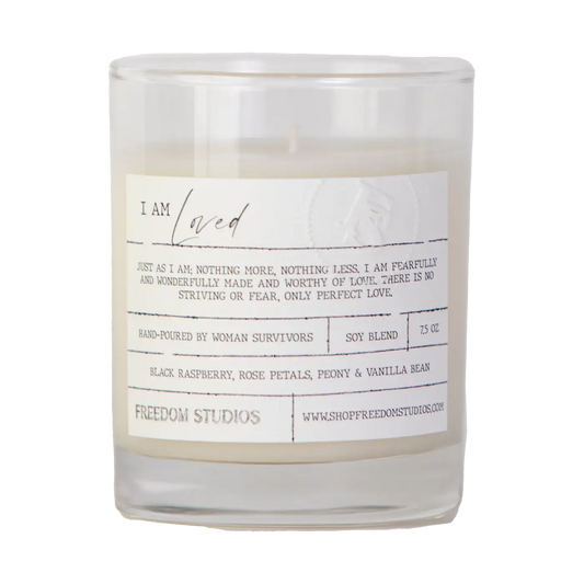 I AM Loved 7.5 oz Candle
