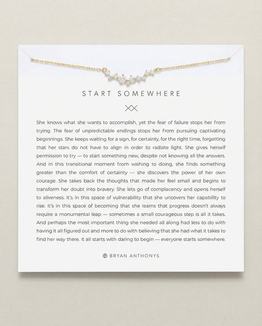 Start Somewhere Necklace