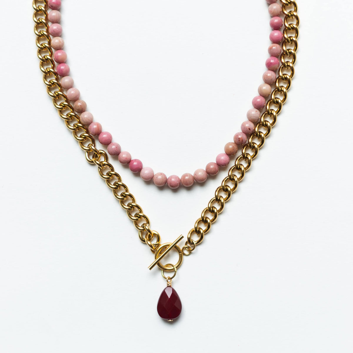 Rosa Beaded Necklace