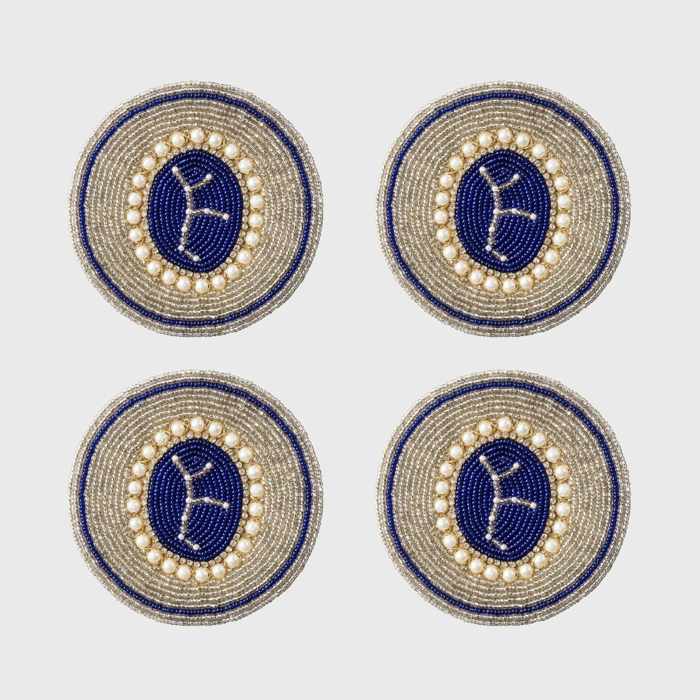 Virgo coasters, set of four
