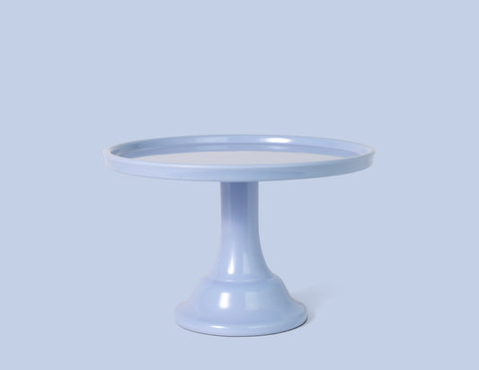 Wedgewood Blue Melamine Cake Stand-Small