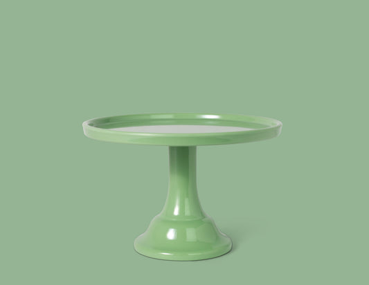 Sage Green Melamine Cake Stand-Small