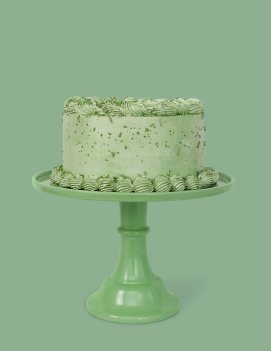 Sage Green Melamine Cake Stand- Large