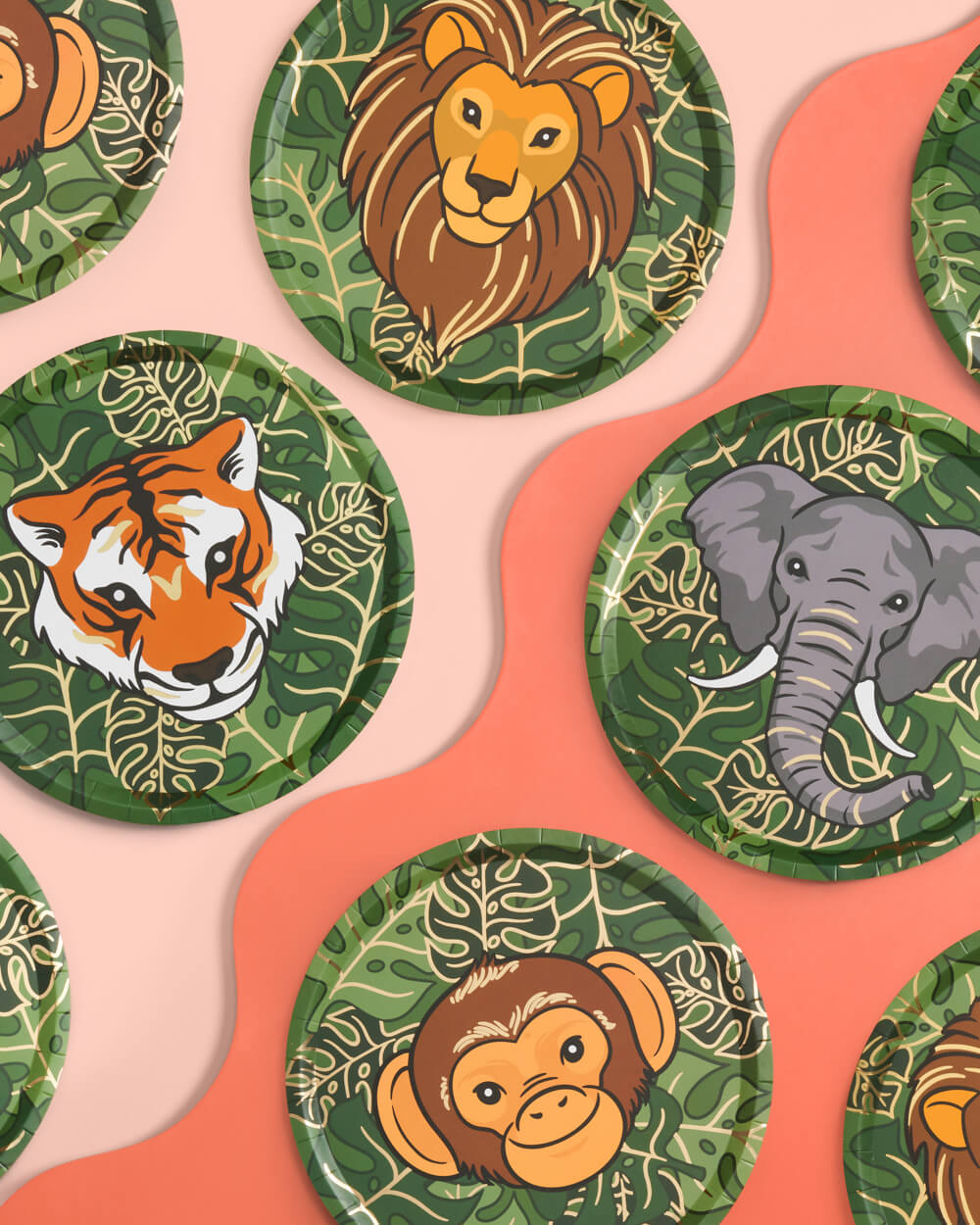 Jungle Fever Plates - 24 paper plates