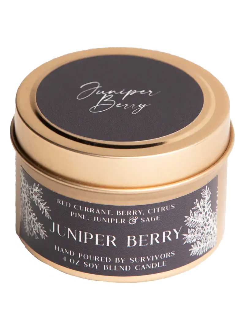 Juniper Berry Tin Candle