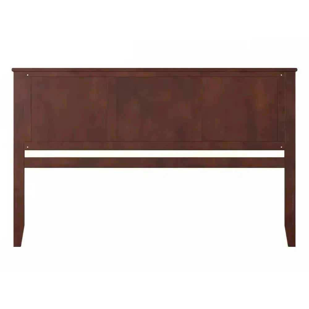 King size Traditional Style Headboard in Walnut Wood Finish