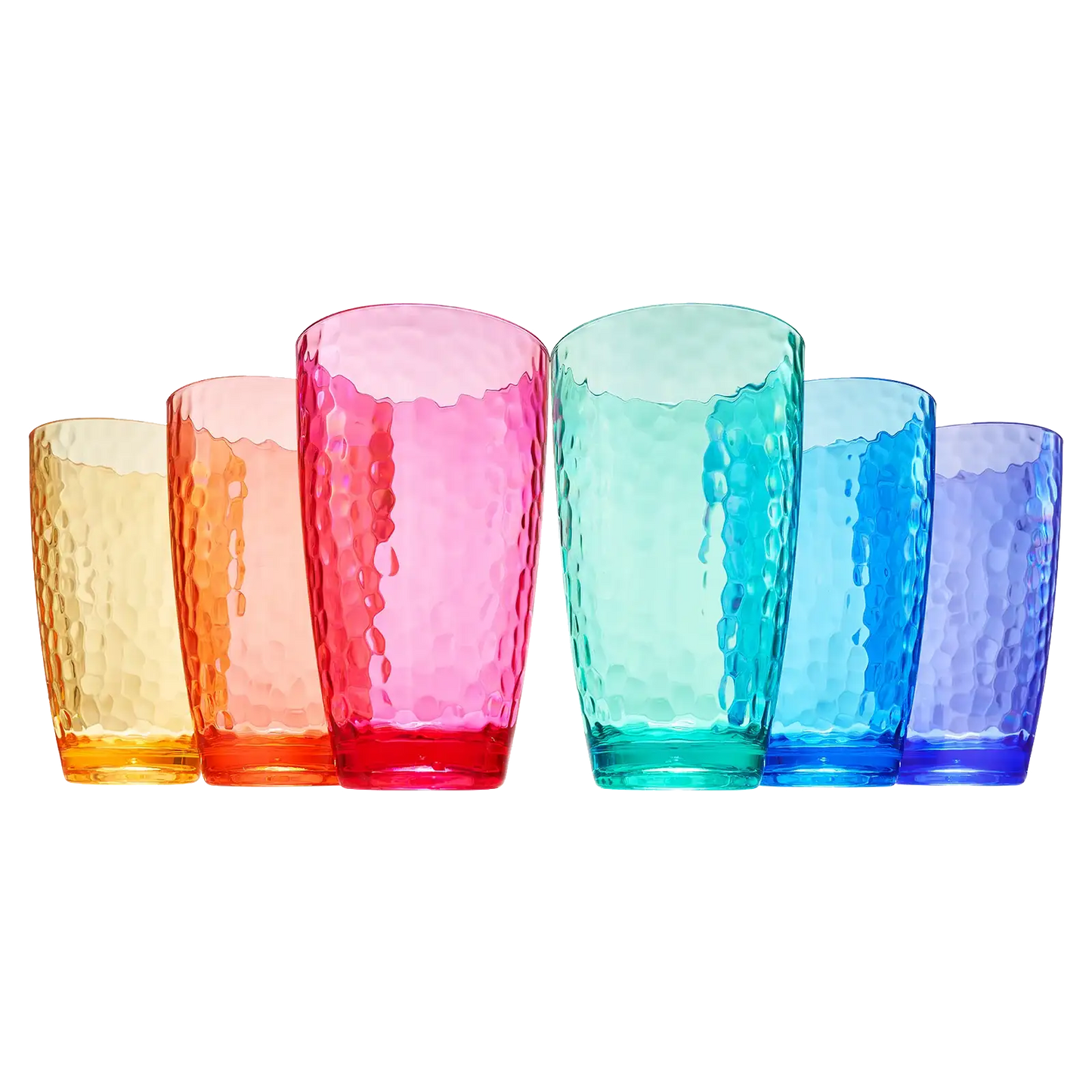 Madrid Acrylic Highball Glassware, Set of 6