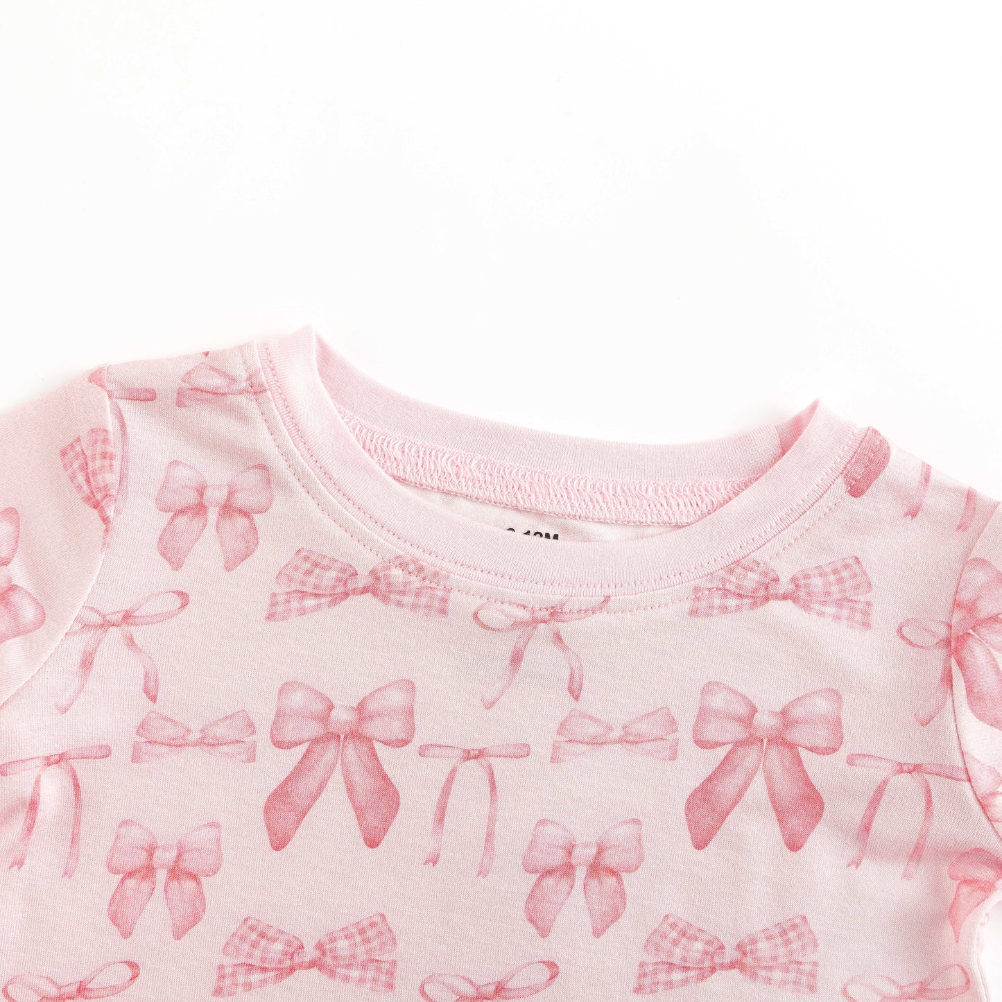 Pink Bows (Long Sleeve PJ)