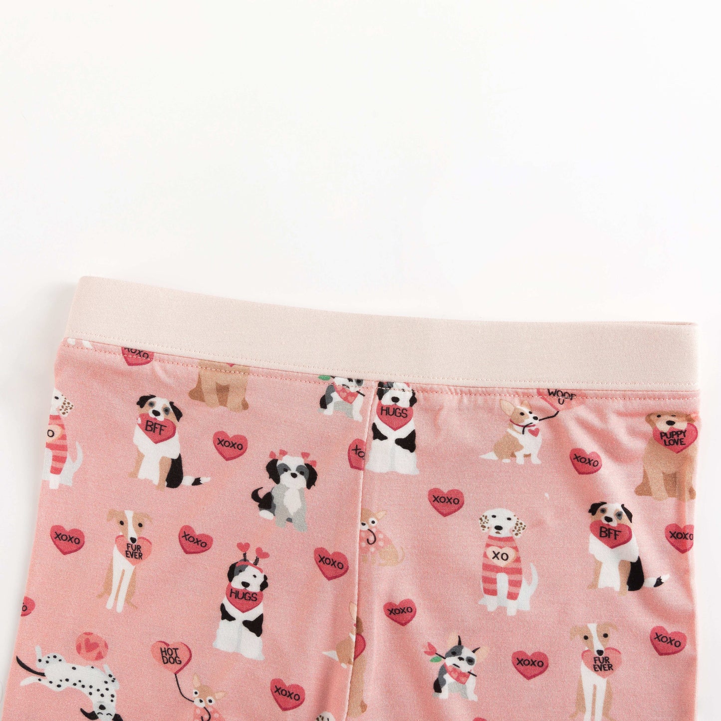 Pups & Kisses (Long Sleeve PJ) - Pink