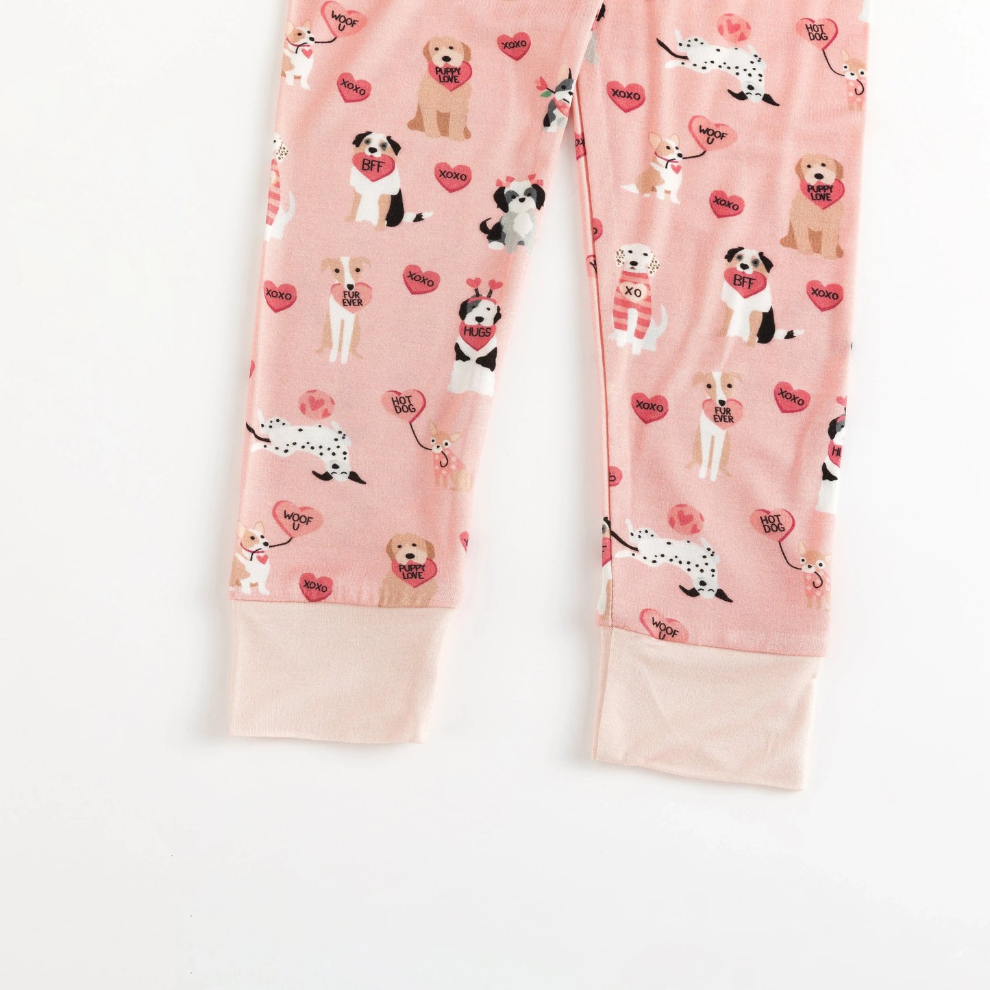 Pups & Kisses (Women's PJ) - Pink