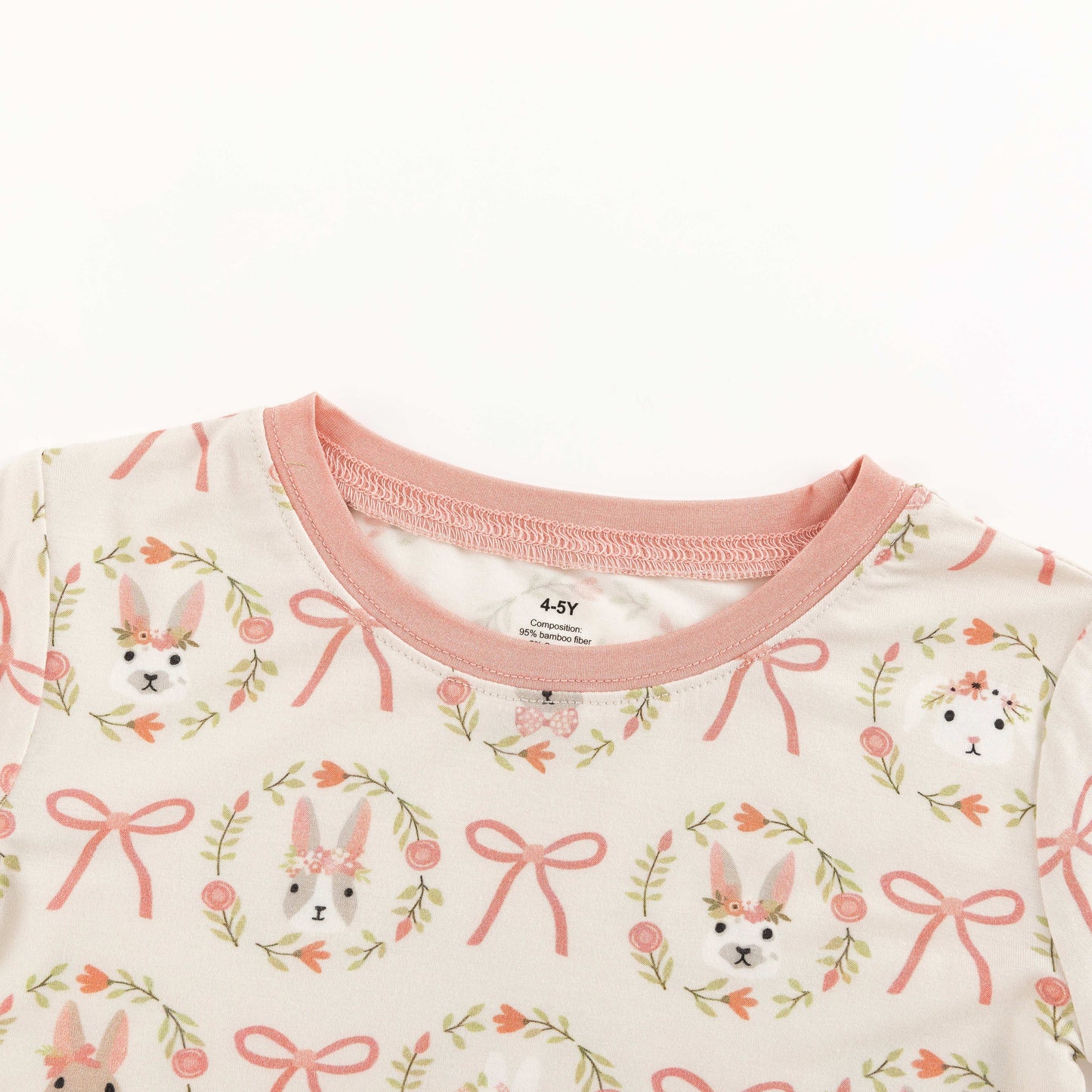 Bows & Bunnies (Long Sleeve PJ)