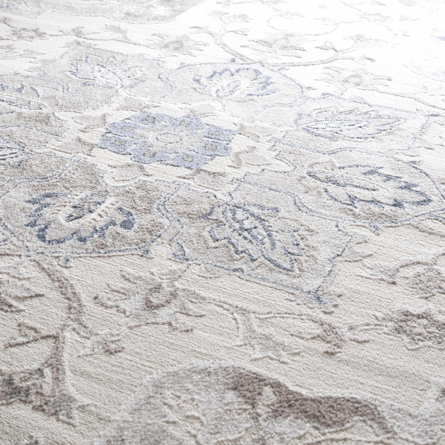 Calum Blue & Gray Area Rug