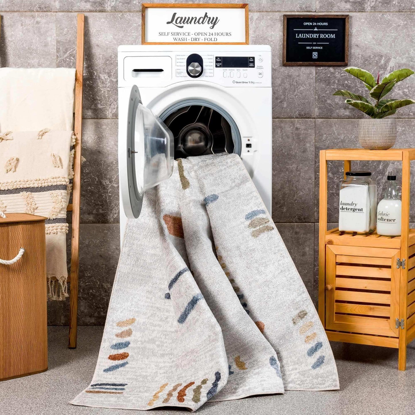 Arnon Modern Washable Rug