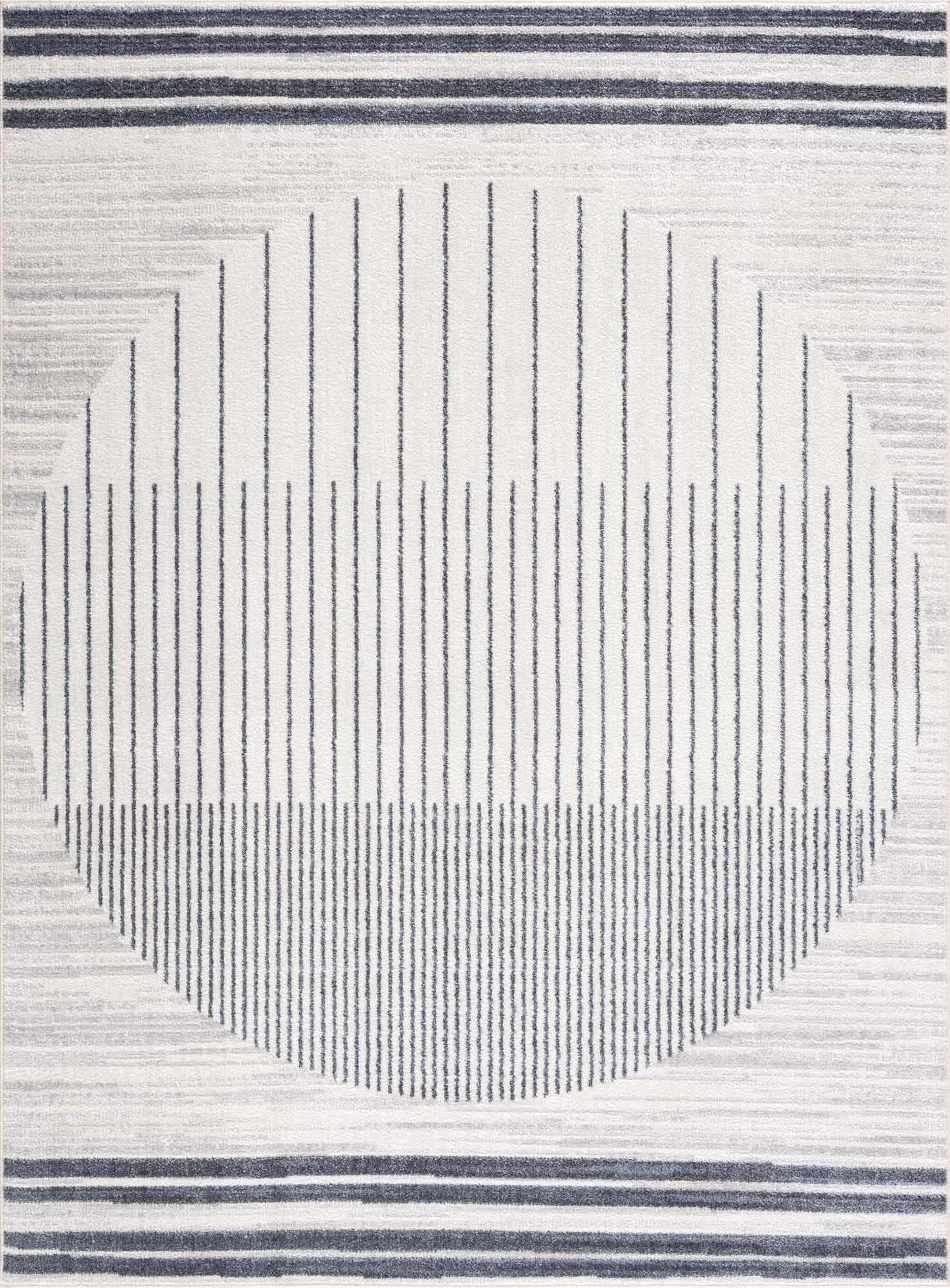 Thad Medium Gray Washable Area Rug
