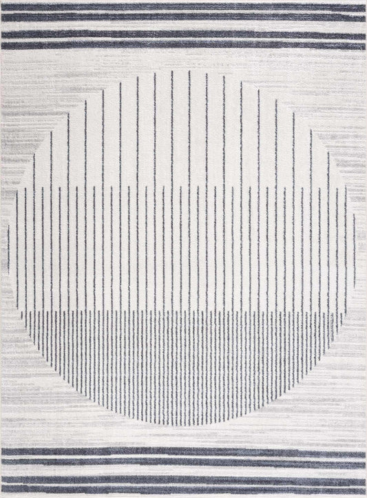 Thad Medium Gray Washable Area Rug