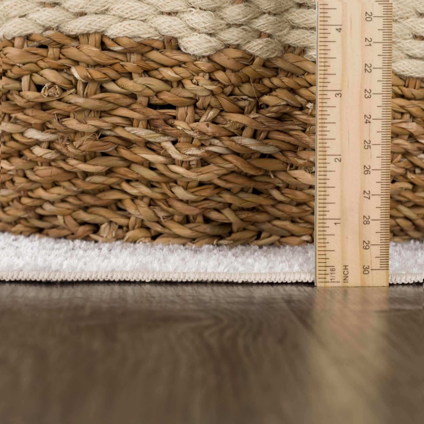 Thad Medium Gray Washable Area Rug