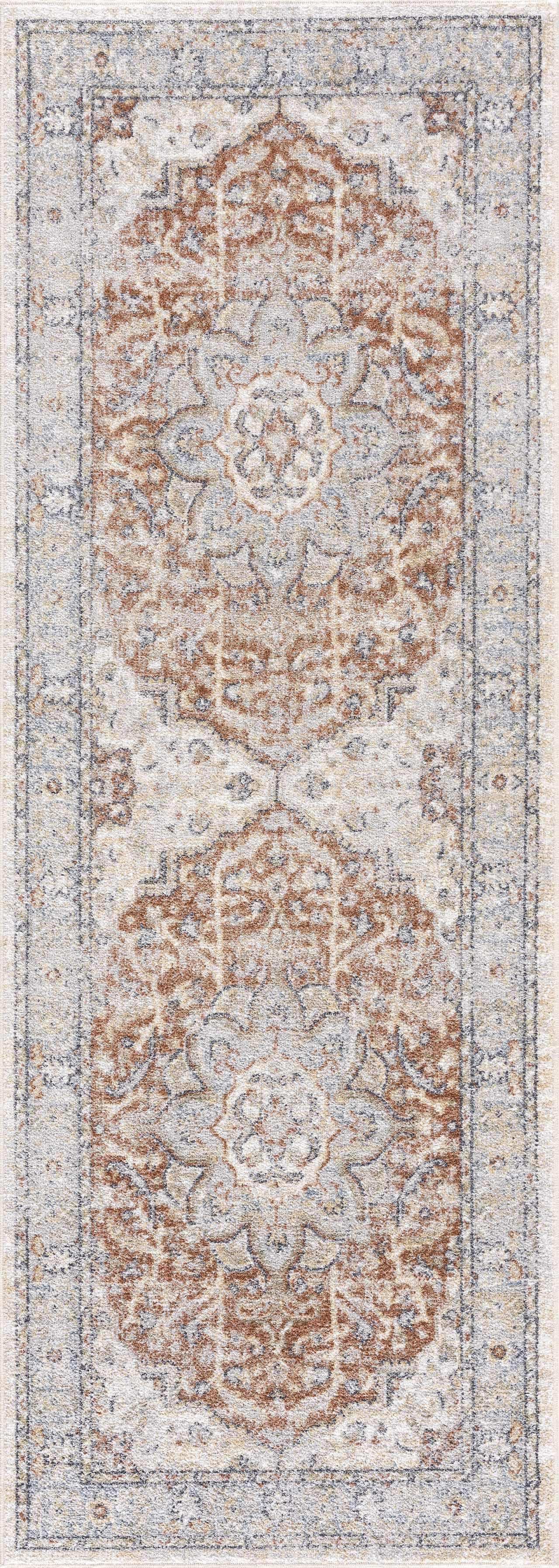 Emke Flat Pile Washable Rug - Clearance