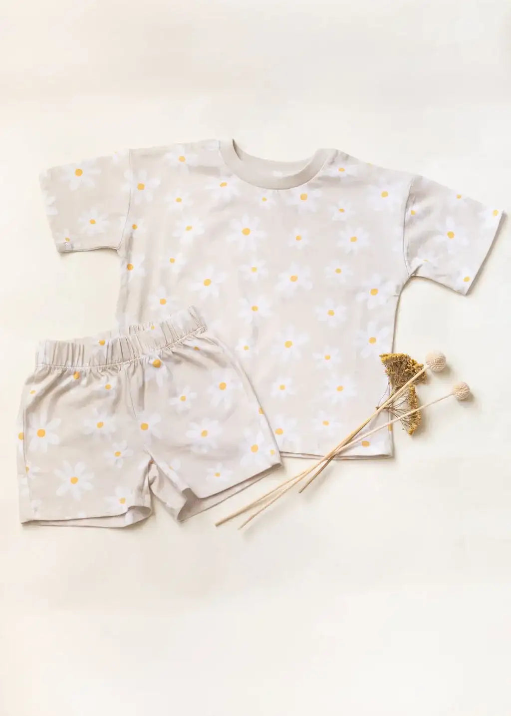 Checkered Short Sleeve Baby Lounge set