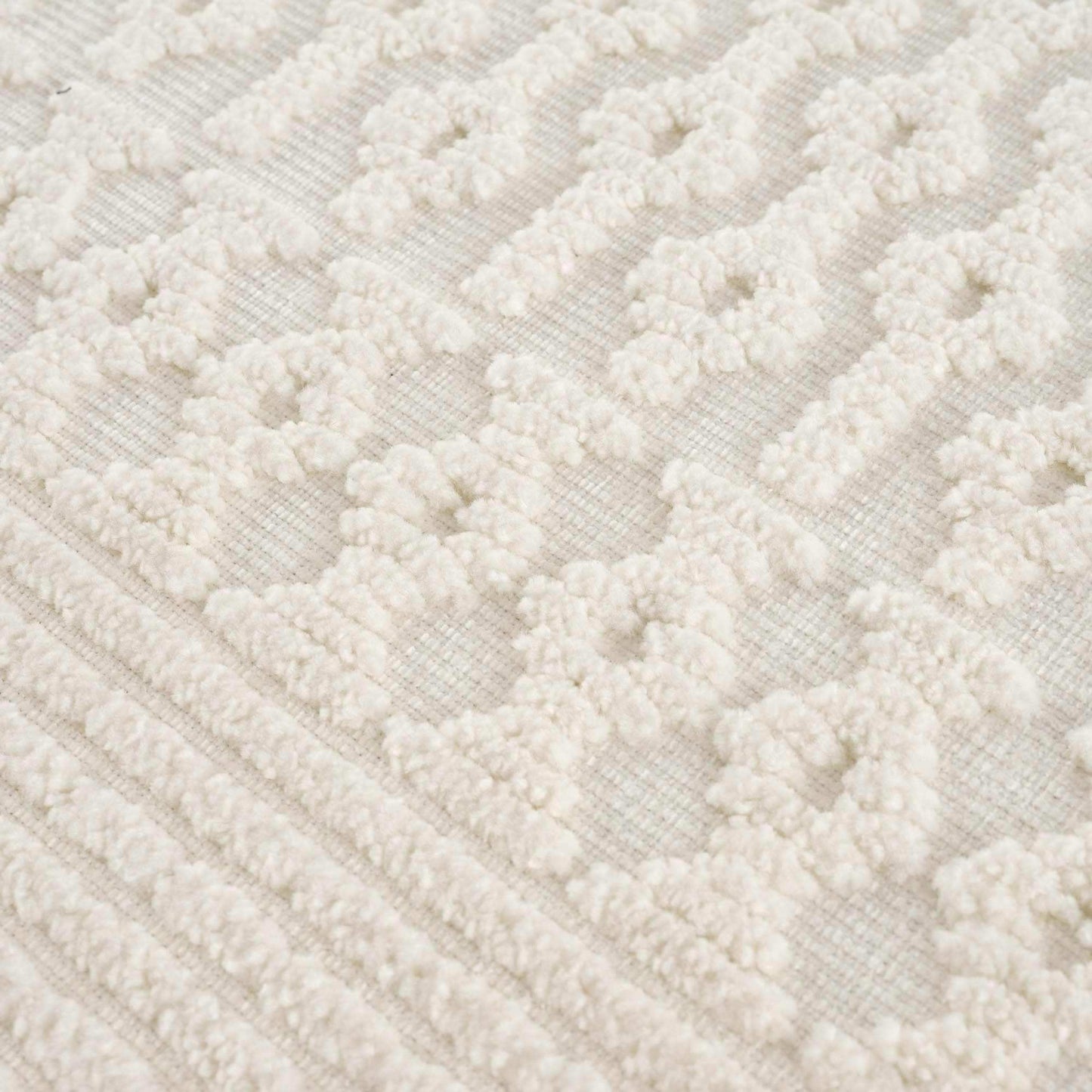 Drago White Washable Area Rug