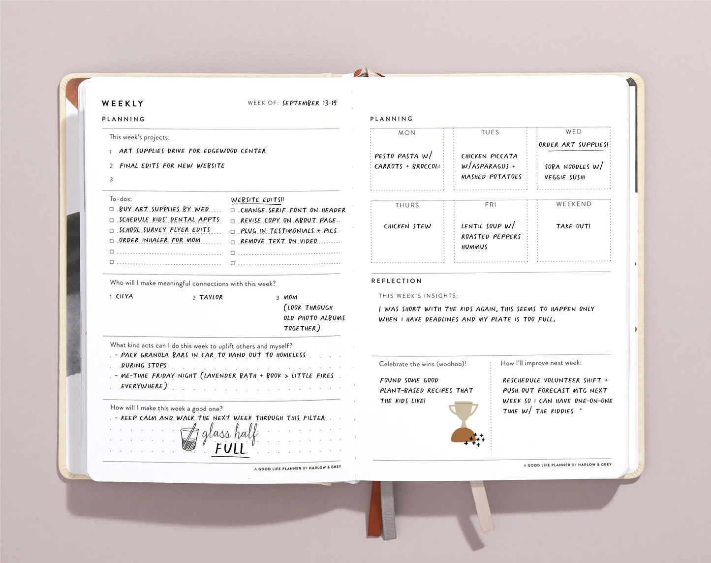A Good Life Planner (3-months Undated Planner)