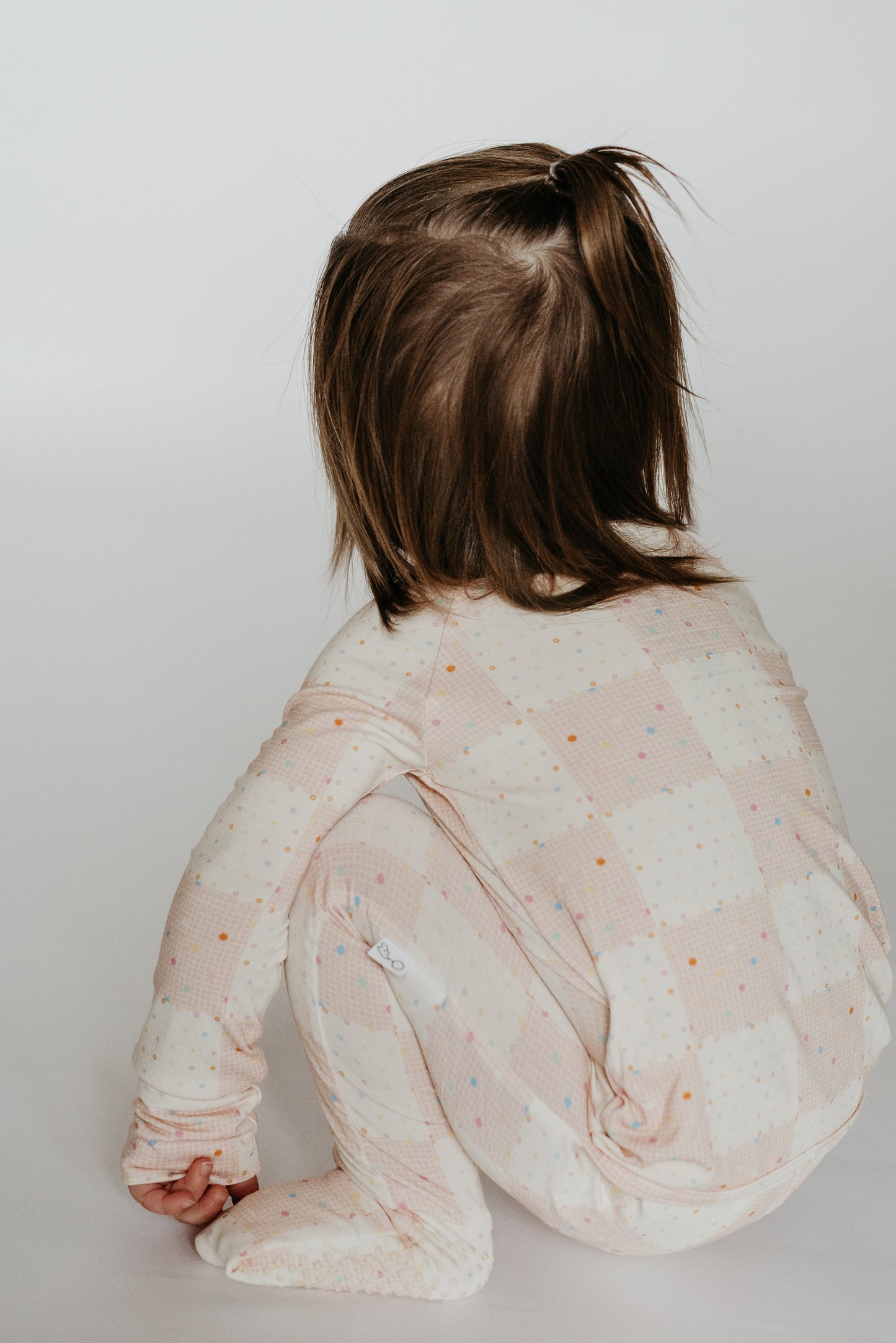 Peek-a-Boo Baby Sleeper Evergreen Checks