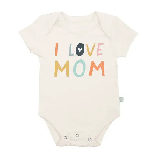 graphic bodysuit | love mom