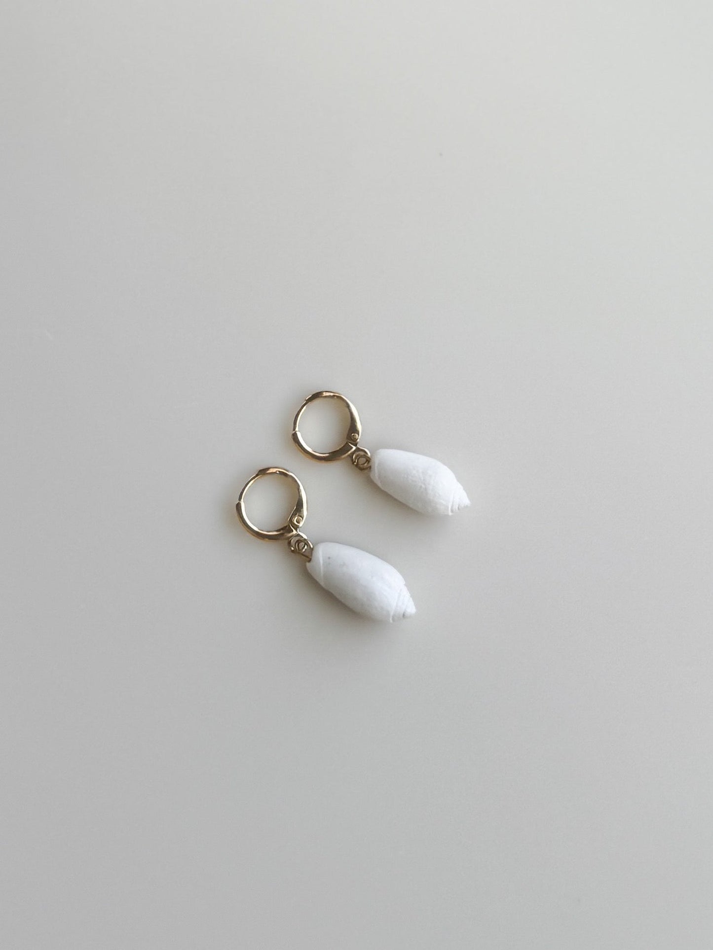 Olive Hoop Earrings