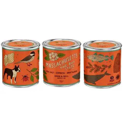 Massachusetts State Candle