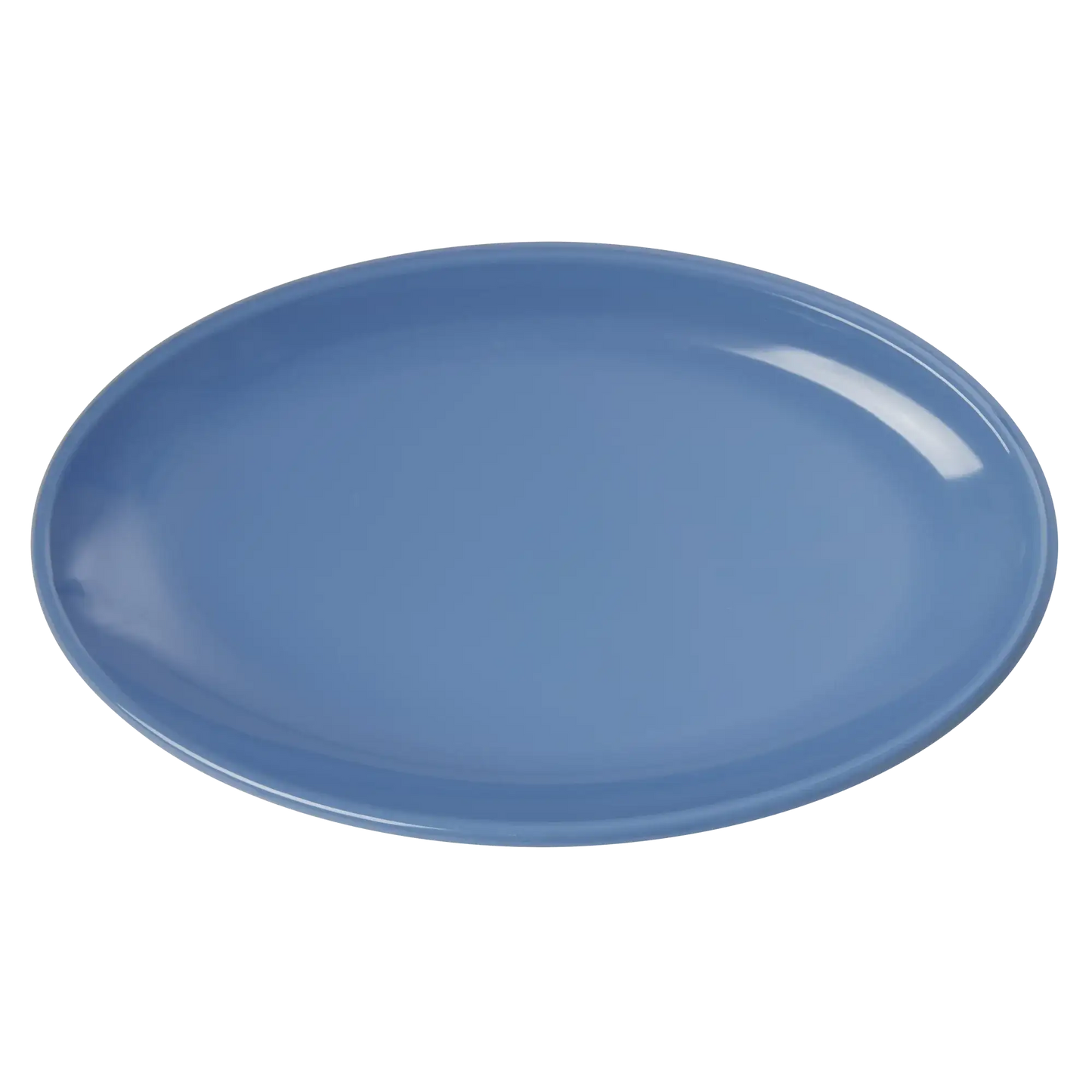 Large Melamine Serving Dish - Dusty Blue
