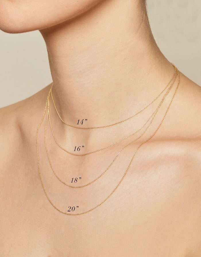 Joyce Sterling Silver or Gold Plated Chain