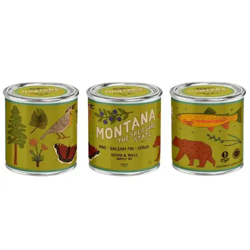 Montana State Candle