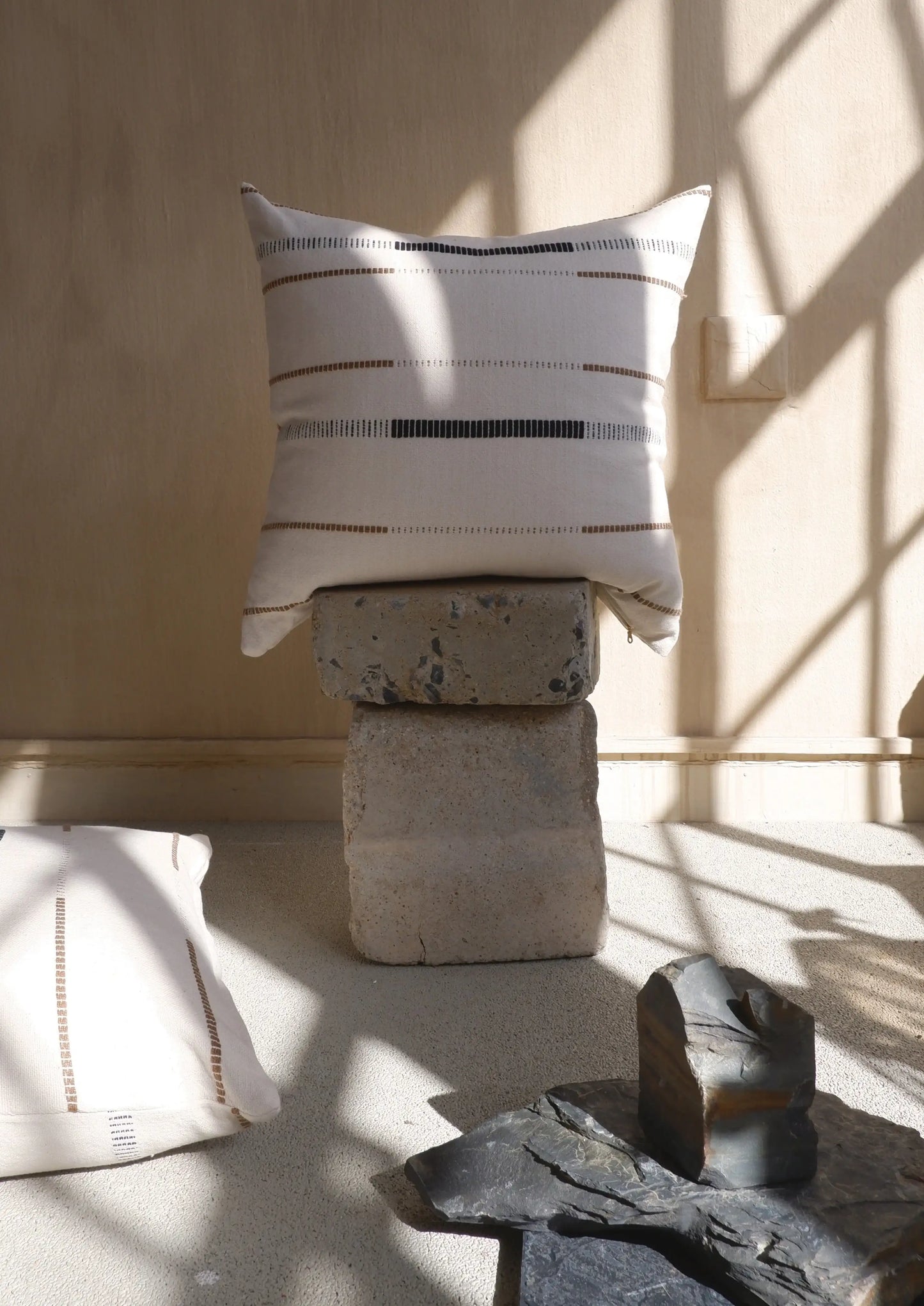 Mason Hand-Loomed Cotton Pillow