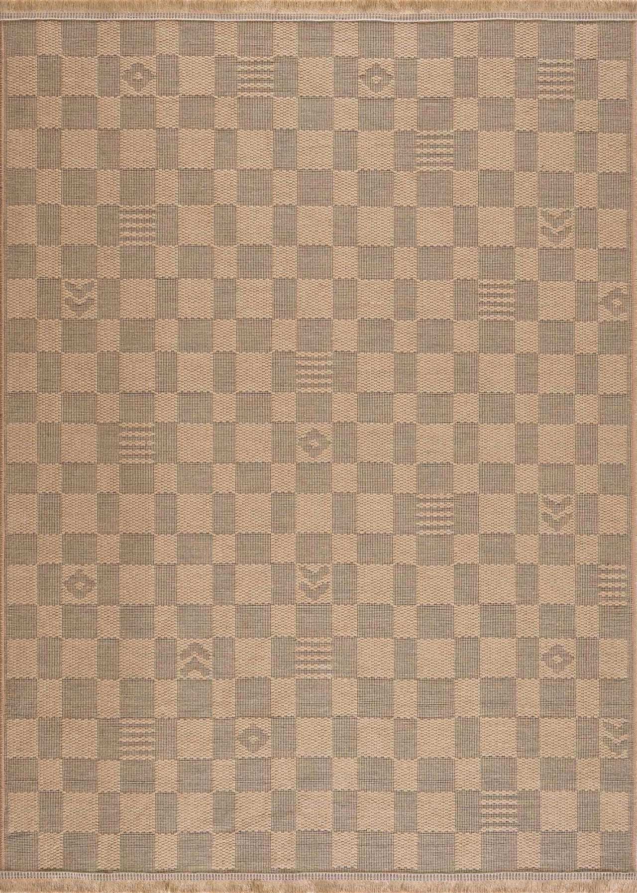 Nairi Checkered Washable Jute Rug