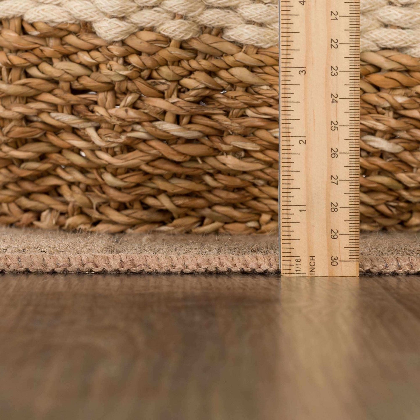 Nairi Checkered Washable Jute Rug
