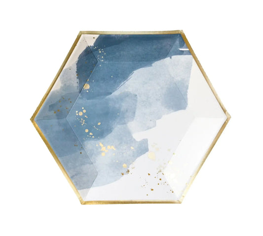 Malibu - Coastal Blue Large Party Plates