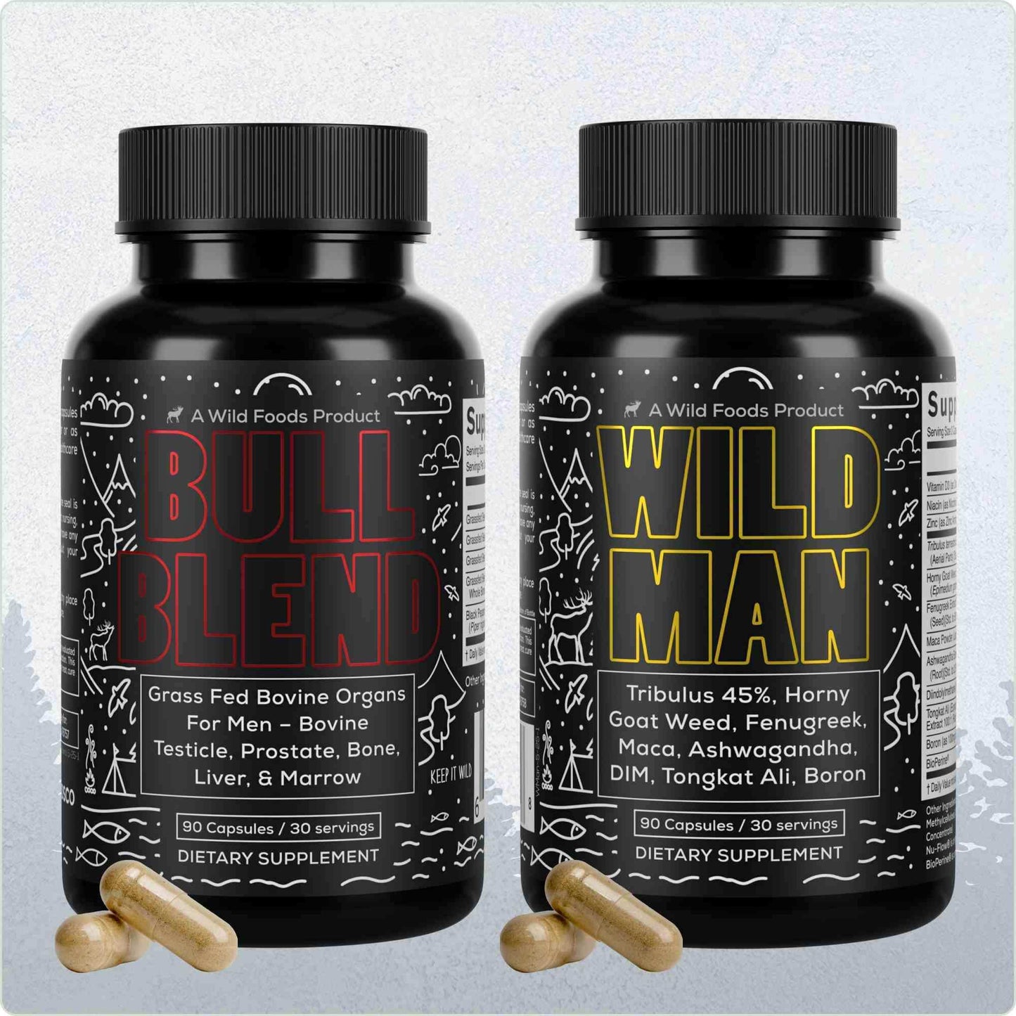 Wild Man Herbal Stack – Male Hormone Balance & Performance