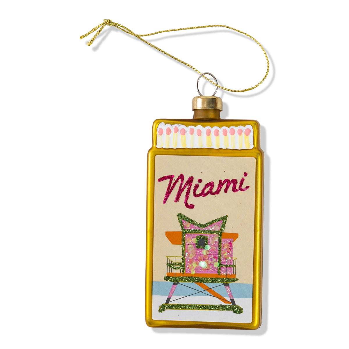 Matchbook Ornament - Miami