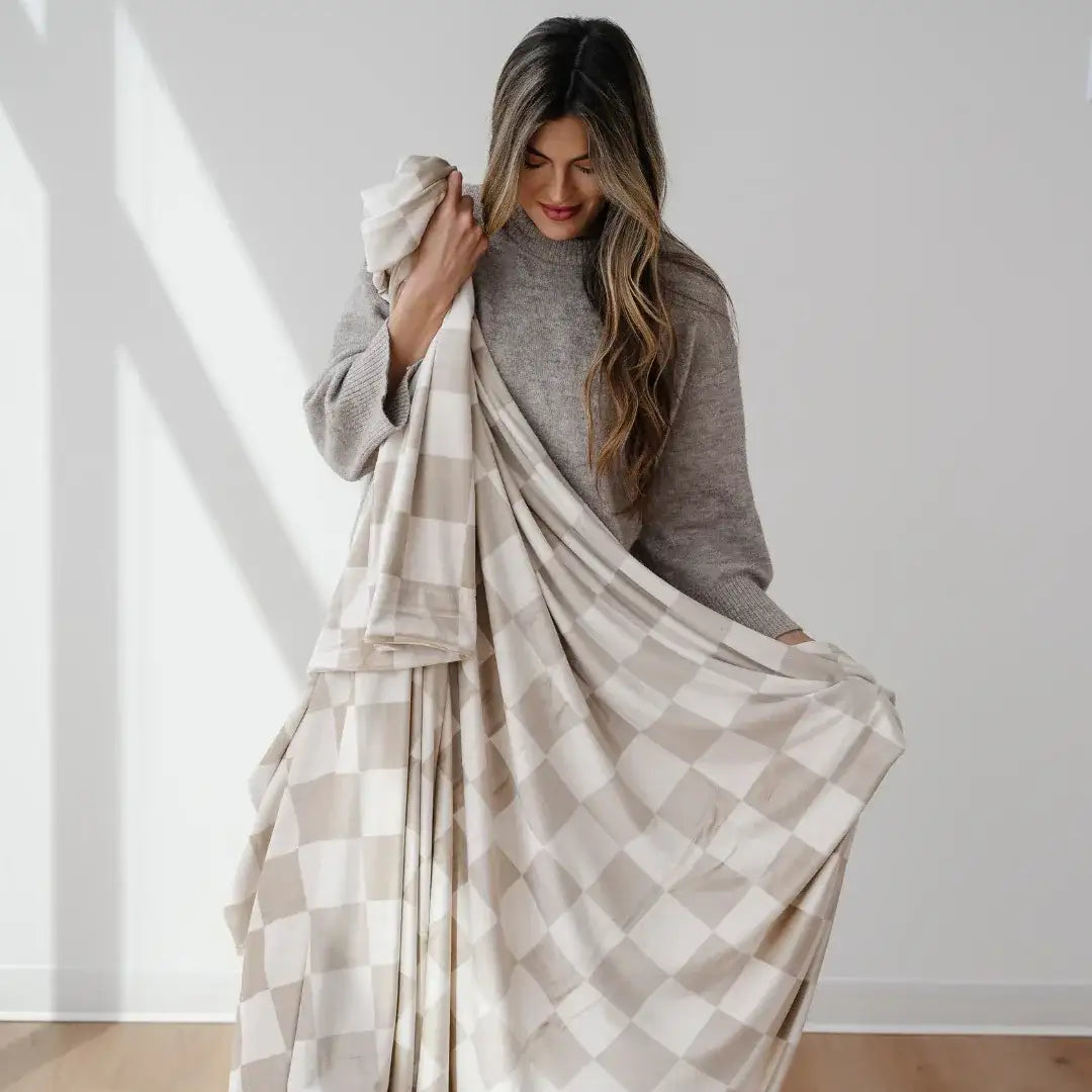 MINKY STRETCH THROW BLANKETS
