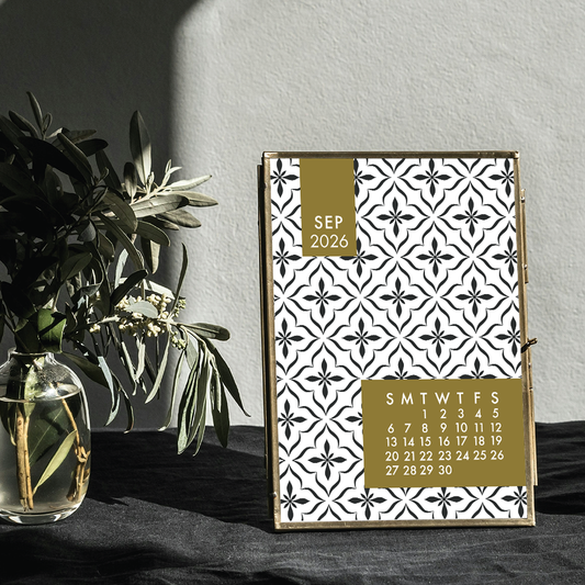 Mod Gold 2026 Calendar