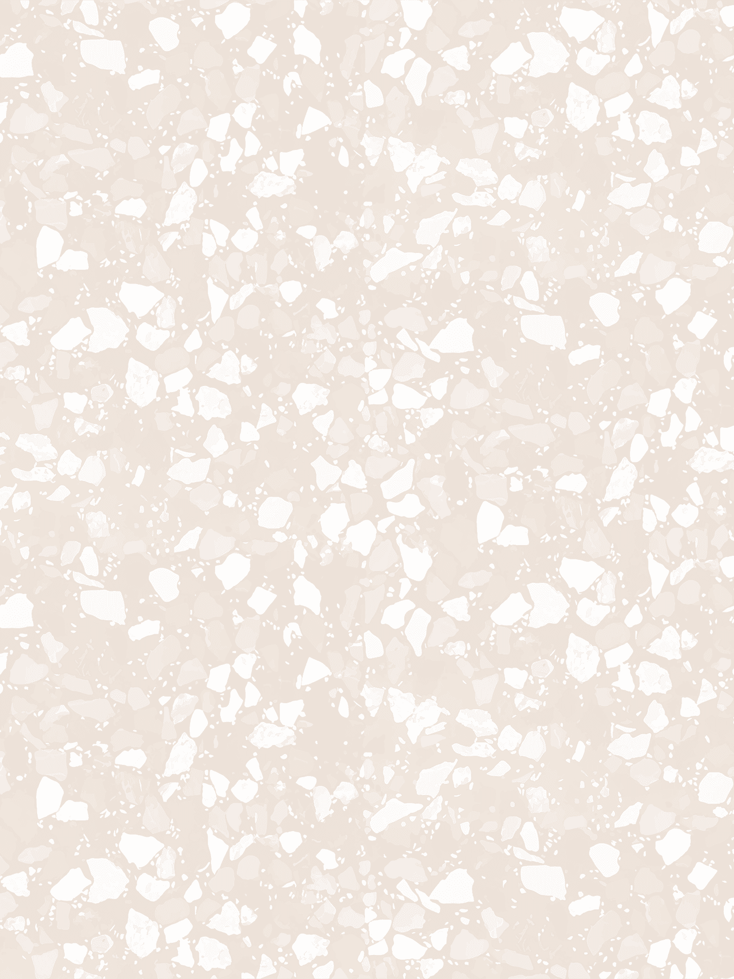 Mojave Terrazzo Wallpaper, neutral and white