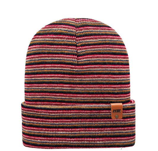HAAKWEAR Traditional Beanie - Multi Color Knit Winter Hat- Made in USA