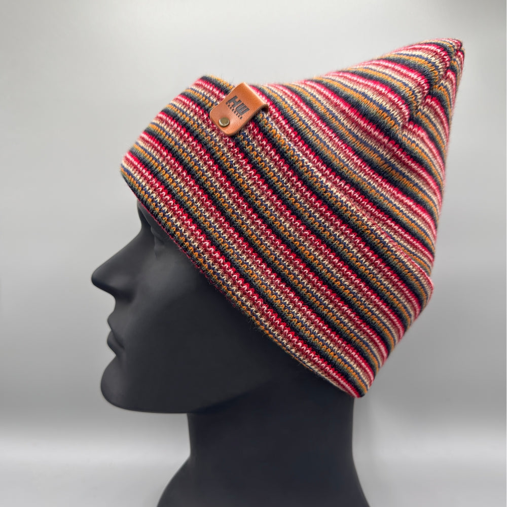 HAAKWEAR Traditional Beanie - Multi Color Knit Winter Hat- Made in USA