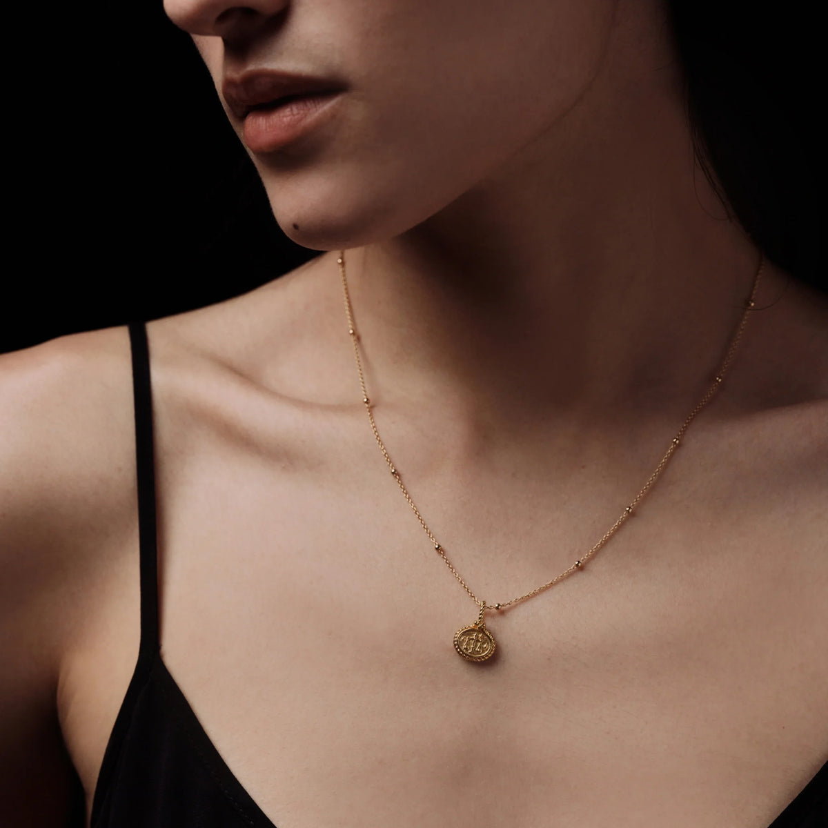 Libra Mini Gemstone Necklace