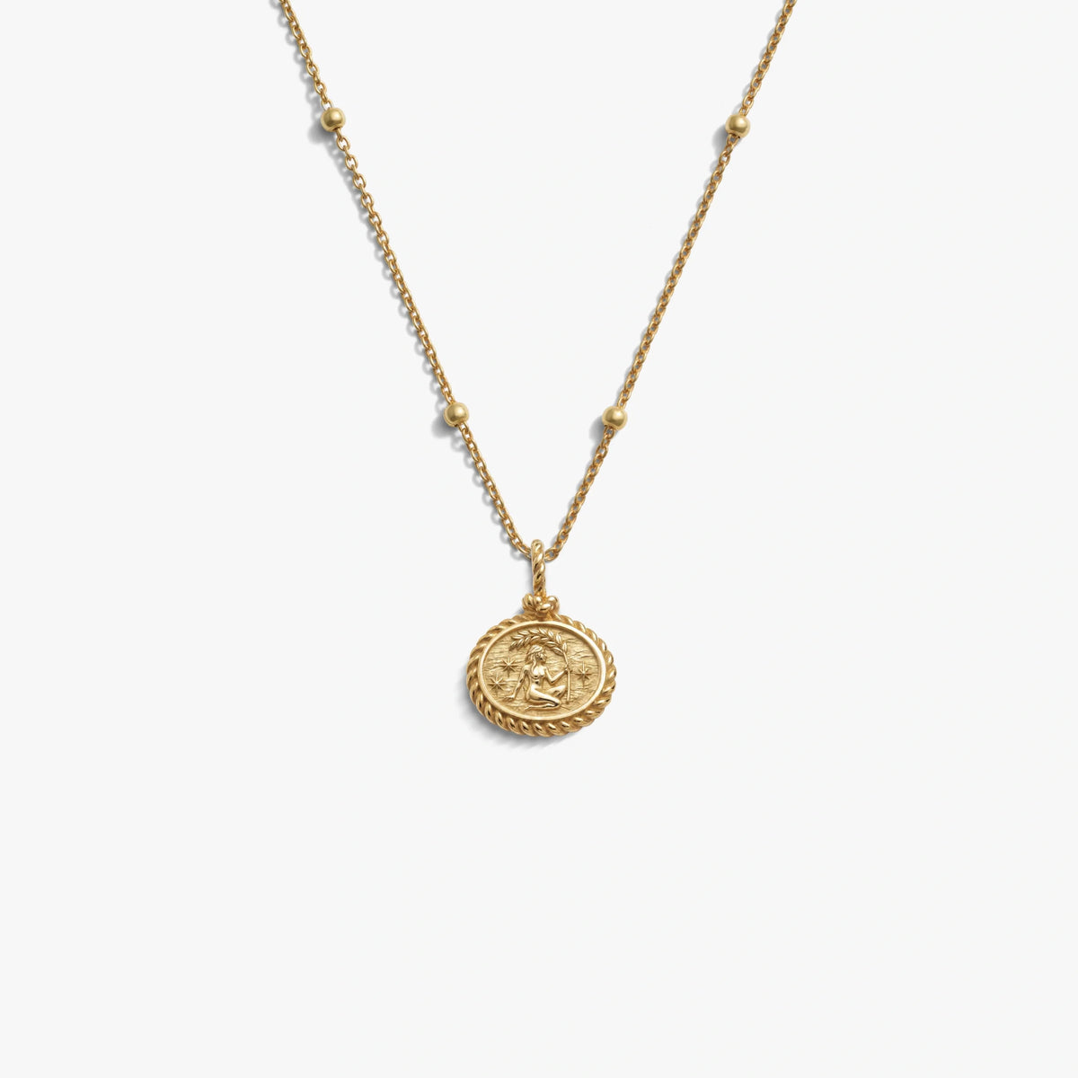 Mini Gemstone Zodiac Necklace